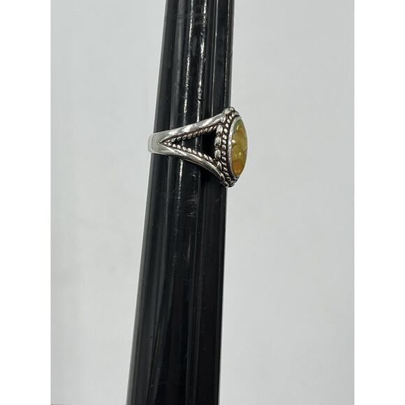 Carolyn Pollack Designer Vintage Relios Desert Scene Sterling 925 Ring Sz 7.5 - Picture 10 of 12